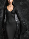 Mrs. Addams Puddle Train Gown Dress