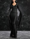 Mrs. Addams Puddle Train Gown Dress