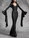 Mrs. Addams Puddle Train Gown Dress