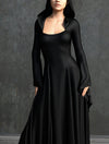 Just Black Witcher Long Dress