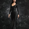 Mrs. Addams Puddle Train Dress