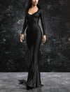 Mrs. Addams Puddle Train Dress