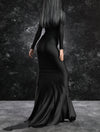 Mrs. Addams Puddle Train Dress
