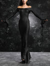 Mrs. Addams Trumpet Dress