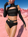 Just Black Cutout Rave Set