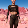 Just Black Mesh Set