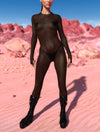 Just Black Mesh Costume