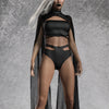 Just Black Cutout Rave Set