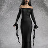 Mrs. Addams Trumpet Dress