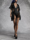 Just Black Fairy Hooded Dress