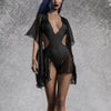 Just Black Fairy Hooded Dress