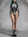 Corrupted Darkness Back Zip Leotard