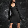 Kira Hooded Bell Sleeve Dress