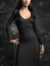 Mrs. Addams Puddle Train Dress