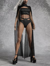 Just Black Cutout Rave Set