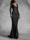 Mrs. Addams Puddle Train Dress