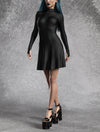 Just Black Witcher Skater Dress