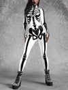 White Bossy Skeleton Bodysuit