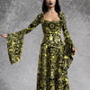 Golden Ocult Witcher Long Dress