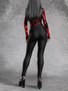 Sign Of Damnation Red Leotard Leggings Set