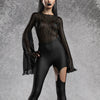 Heart Of Darkness Grey Bare Back Leggings Set