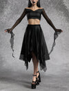 Just Black Trumpette Top