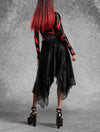 Omni Red Leotard Skirt Set