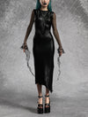 Waves Of Sorrow Pencil Dress