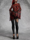 Heart Of Darkness Red Bare Back Leggings Set