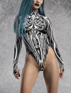 Unholy Back Zip Leotard