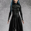 Heart Of Darkness Grey Leotard Skirt Set