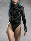 Chronicle Of Doom Grey Leotard Skirt Set